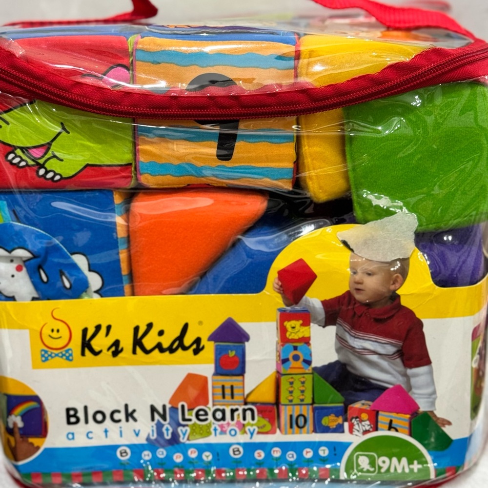 Block N Learn Soft Building Blocks - Multicolor